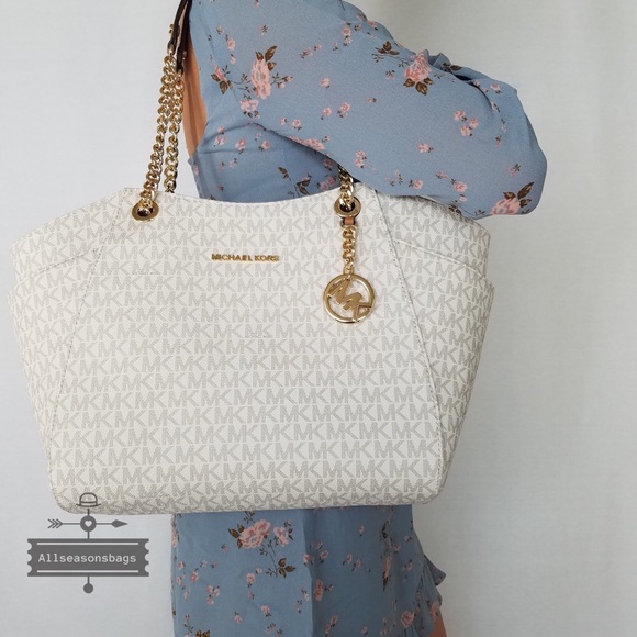 michael kors large chain tote